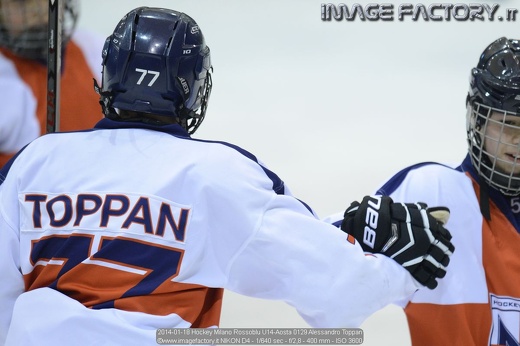 2014-01-18 Hockey Milano Rossoblu U14-Aosta 0129 Alessandro Toppan
